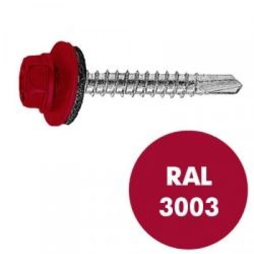 RAL 3003 Самор. кровел. 4,8х35 / сверло / рубиново-красный